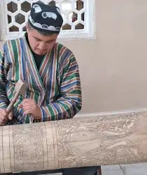 Discover the Art of Uzbek Wood Carving in Khiva