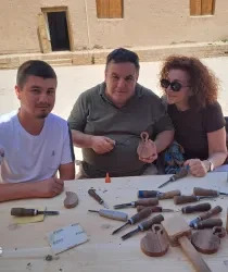 Art Wood Carving in Khiva